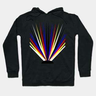 colored fan Hoodie